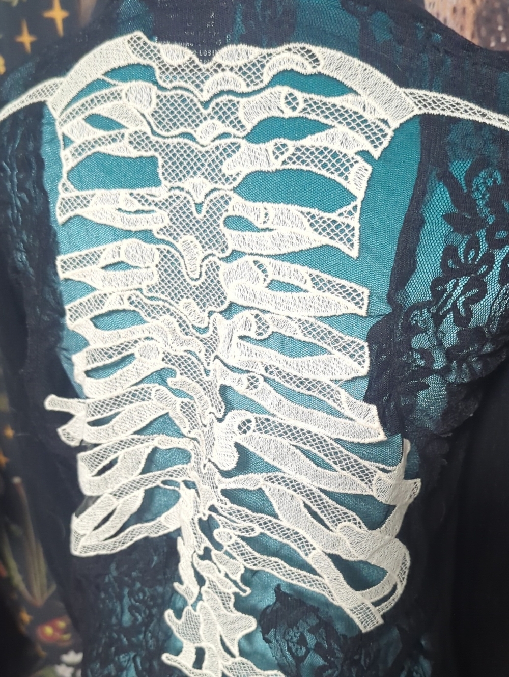 Lace Skeleton Cardigan - Picture 2 of 4